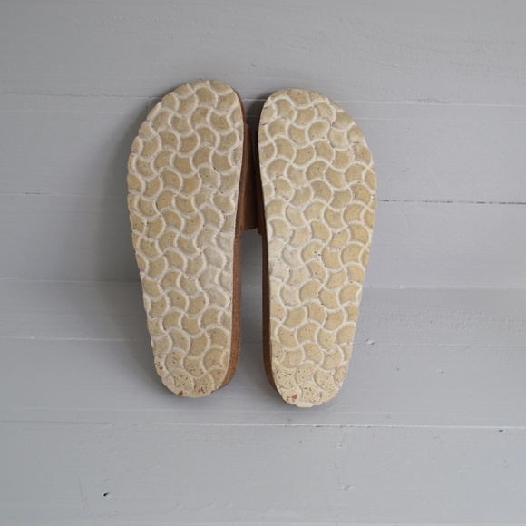 Biostep Tan Brown Sandals Women's 7.5 Made In Spain Slip On Shoes Casual - Picture 6 of 7